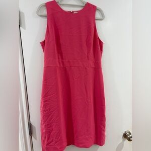 J Crew Pink Sleeveless Work Dress